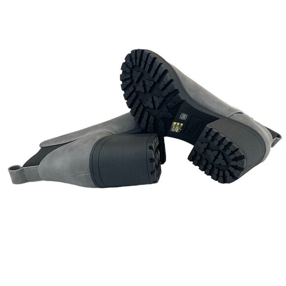 Dirty Laundry LIDO Women's Booties Block Heel Lug Sole Ankle Boots Gray Size 5.5 - Picture 8 of 9